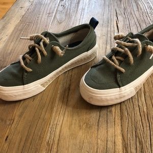 As good as new 
Look vintage sperry top siders en toile